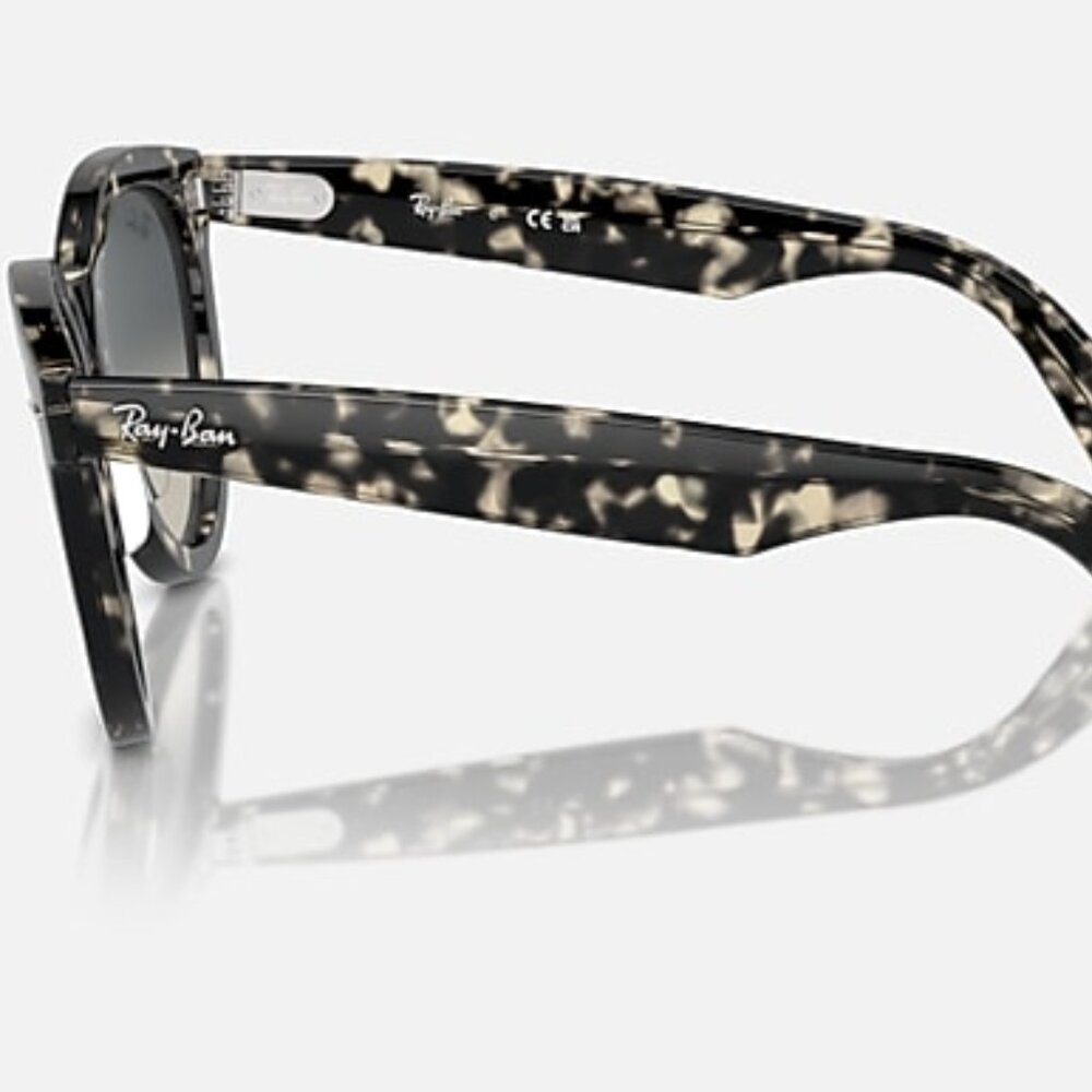 NEW RAY-BAN RB2241 Wayfarer Way Grey Havana Sunglasses - Picture 3 of 5